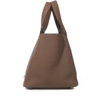 Hermès Beige de Weimar Clemence Picotin Lock 22 Palladium Hardware - Image 3